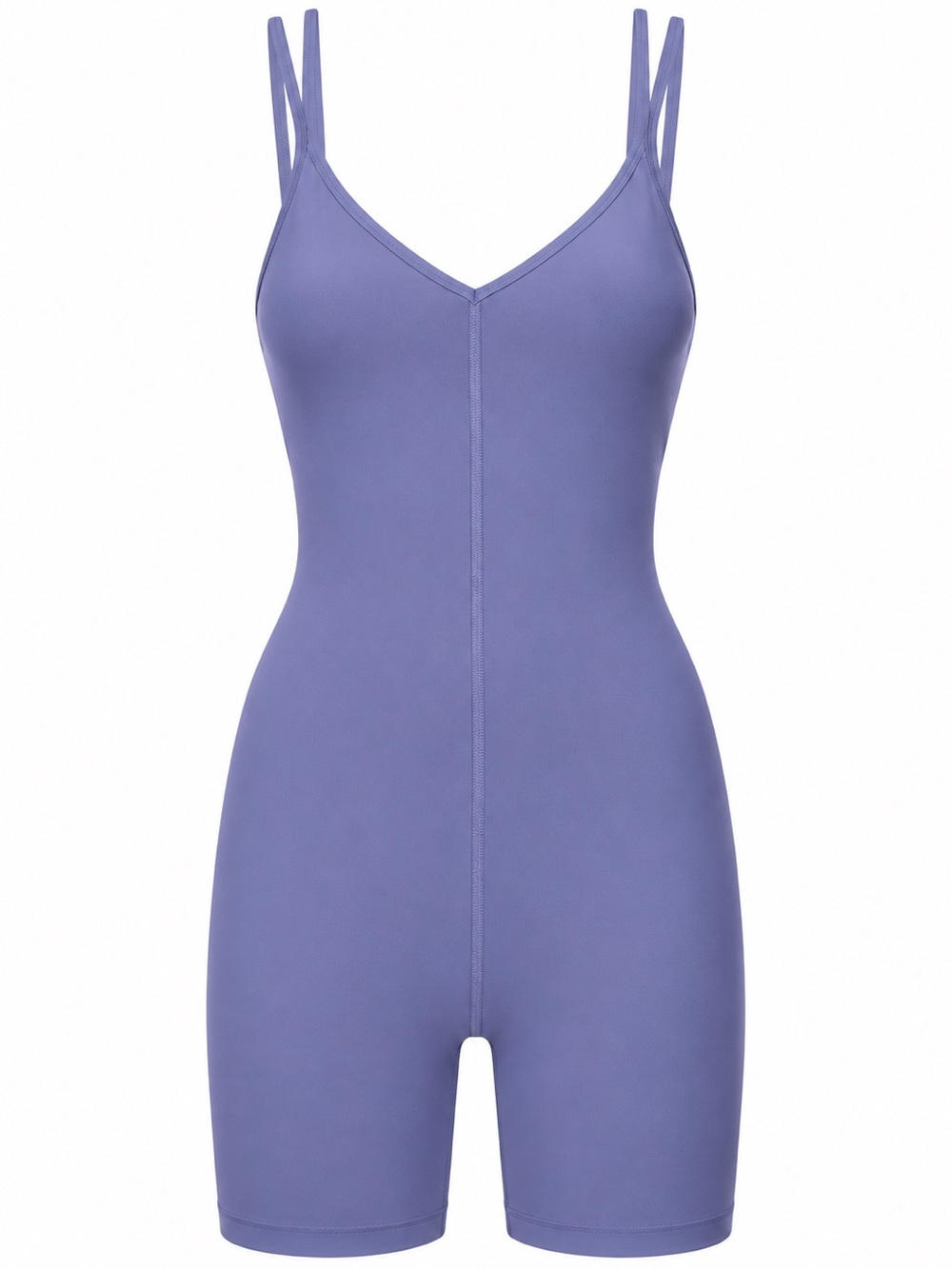 Alo Yoga Alosoft Suns Out Onesie periwinkle lilac Double Strap Romper L